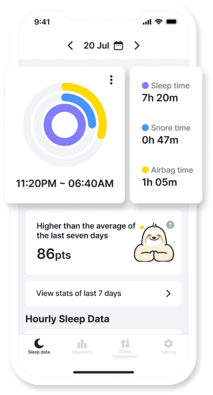 Motion Pillow App Snapshot