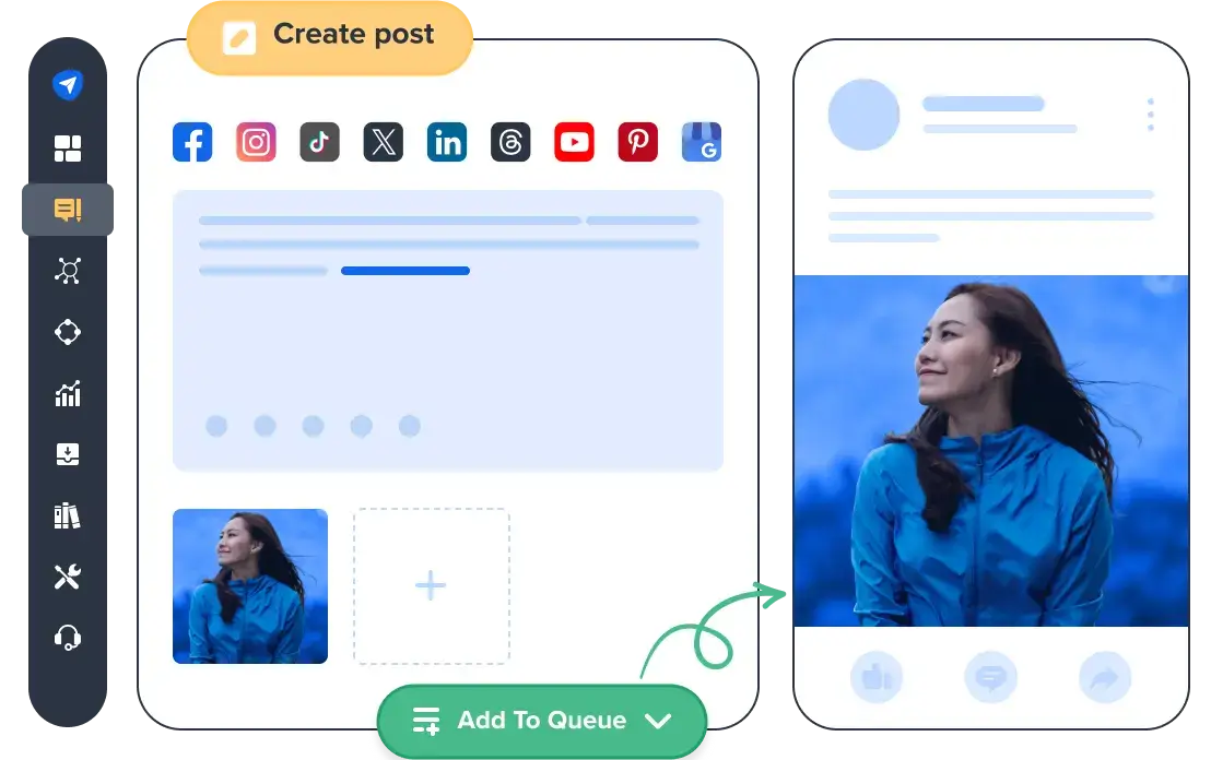 socialpilot create post