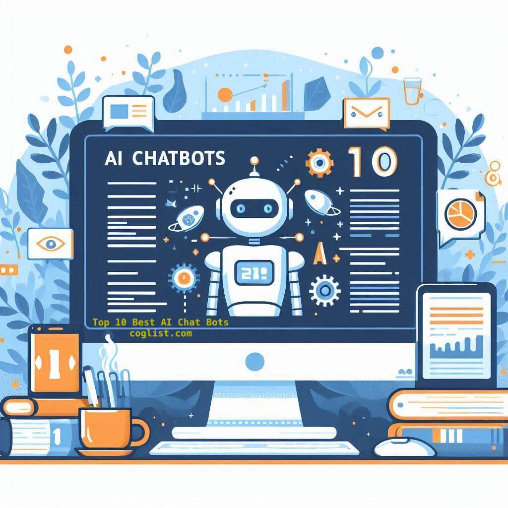 Top 10  Best AI Chat Bots 2024